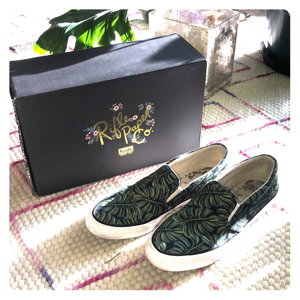RARE Keds Rifle Paper Company edition